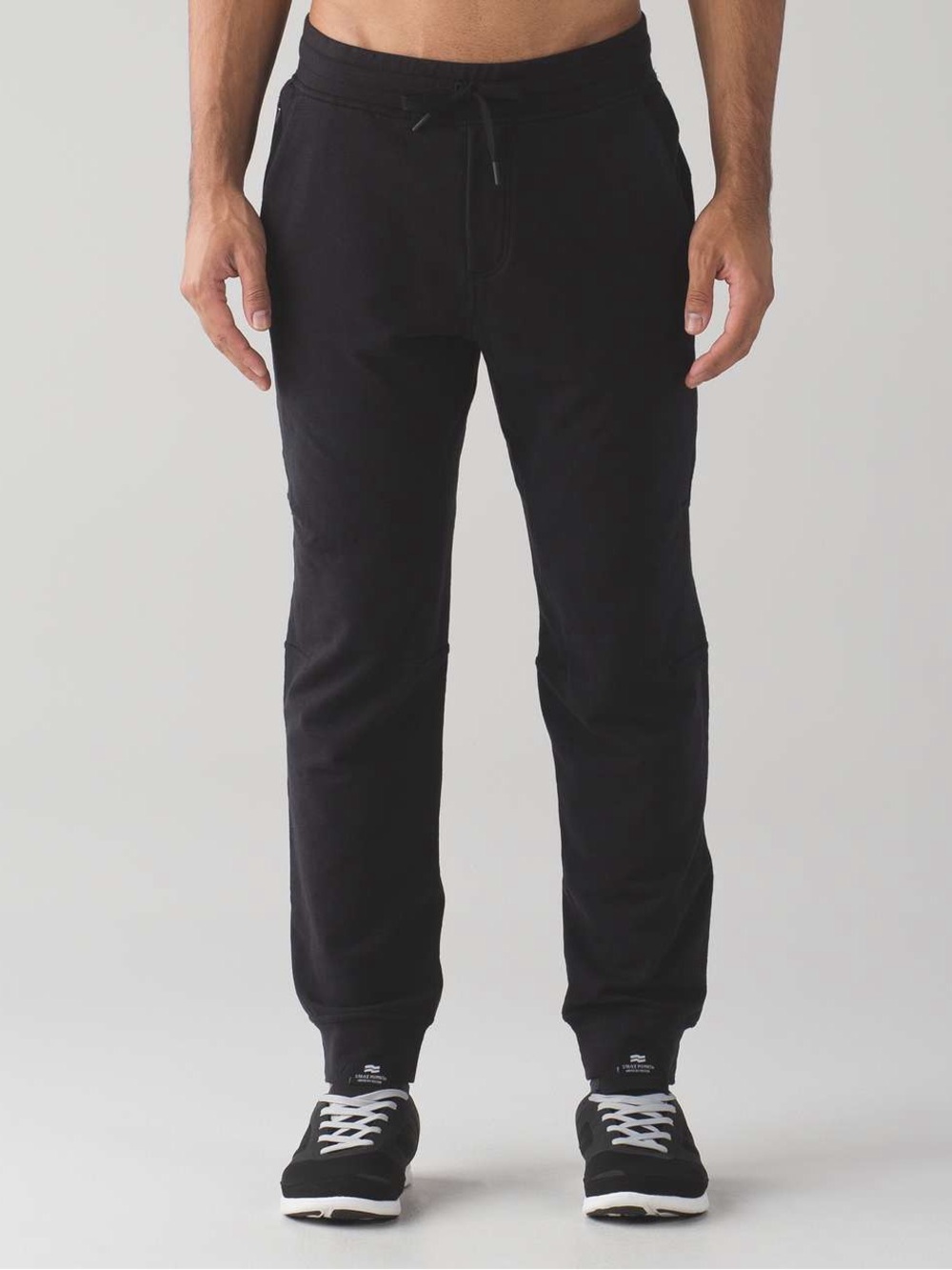 lululemon athletica City Sweats Black Men's Joggers with Drawstring